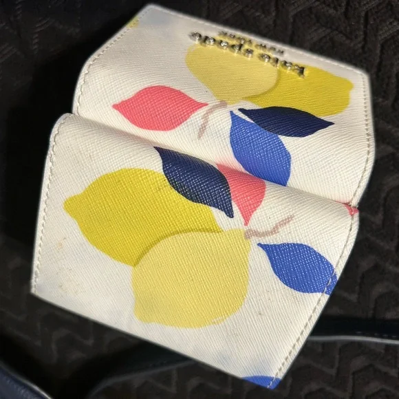 Kate Spade Blue and Yellow Floral Crossbody Bag - Picture 4 of 5